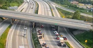 Lanes reopen on I-94 westbound near Brookfield following crash