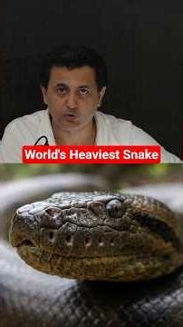 World’s Heaviest Snake: Green Anaconda