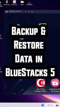 Backup & Restore Data in BlueStacks 5 - Hindi | BlueStacks 5 mein Data Backup aur Restore Karein