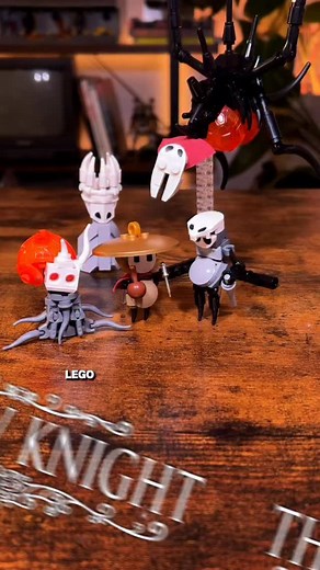 16K views · 229 reactions | Lighting Up Lego Hollow Knight Broken Vessel + Winged Nosk Check out @lelightgo for lighting kits #lego #legoreels #hollowknight #silksong | Fincantbuild | Facebook