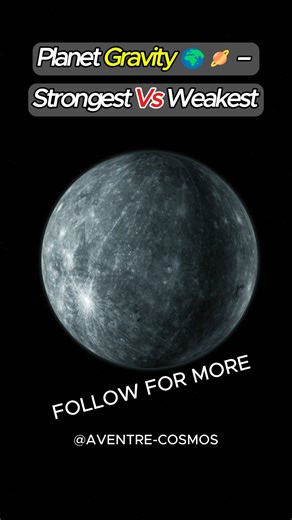 Ever wondered how strong gravity is on other planets? 🌍✨ #Astronomy #Space #planet #Univers#shorts