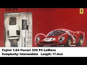 Fujimi 1:24 Ferrari 330 P4 LeMans Kit Review