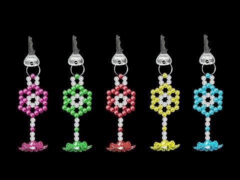 DIY - How To Make a Keychain || Beaded Keychains || Custom Keychains