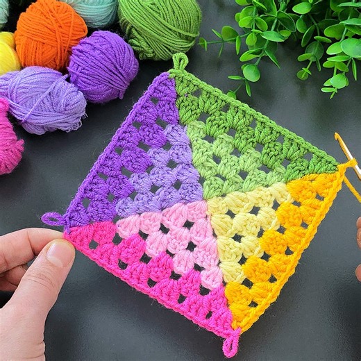 169K views · 1.7K reactions | Super Beautiful !! ~`~ How to Use Leftover Yarn for Crochet | Creative Scrap Yarn Crochet Project | Crochet knitting love | Facebook