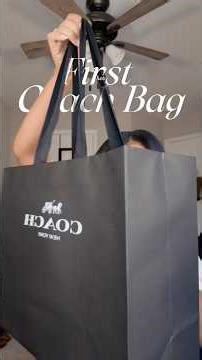 my @coach bag collection has officially started 🤭♥️ let’s unbox her! #coachbag #unboxing