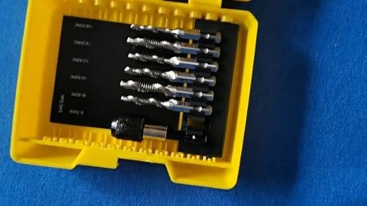 Combination Drill and Tap Bit Set,3-in-1 Screw Tapping Bit