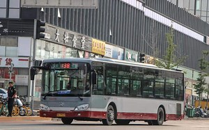 北京公交专138路HFF6128GZ-4运行视频 搭载玉柴YC6L240-50柴油发动机 Allison T270R(6AT)_哔哩哔哩_bilibili