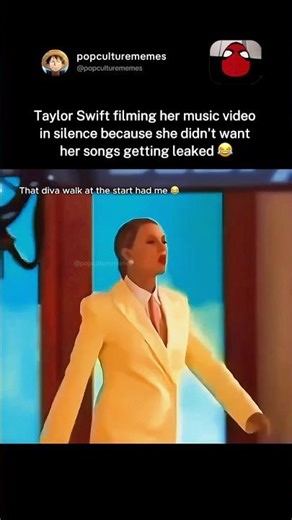 Taylor Swift filming her music video in total silence to prevent leaks is the most Taylor thing ever