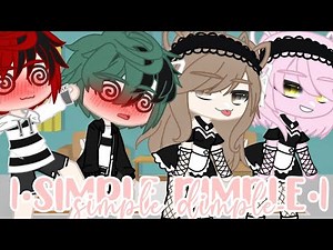 |•SIMPLE DIMPLE•|MHA//ship//Kirimina//Izuocha//(gacha club)//MEME