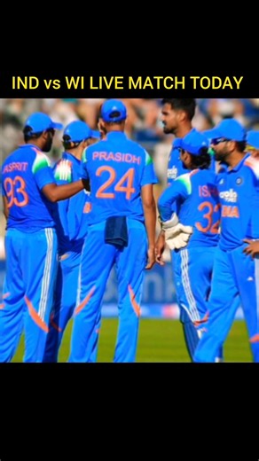 India vs West Indies Oneday match live today, ind vs wi live match today, aaj ka match, Ind vs wi