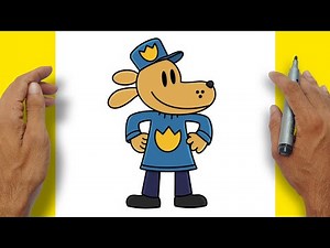 How to Draw DOGMAN Easy Step-by-step | Dog Man