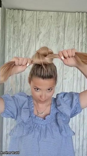 😱 SUPER EASY High Bun 😱 Wedding Prom Updo #shorts ‪@hiddencrown‬