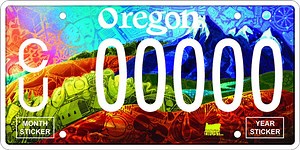 New 'Celebrate Oregon!' license plate celebrates Cultural Trust's 20th anniversary