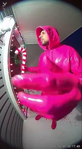 Paint Bomb Turns Porch Pirate Into a Screaming Mess 😂🎨 (Caught On Ring Camera)