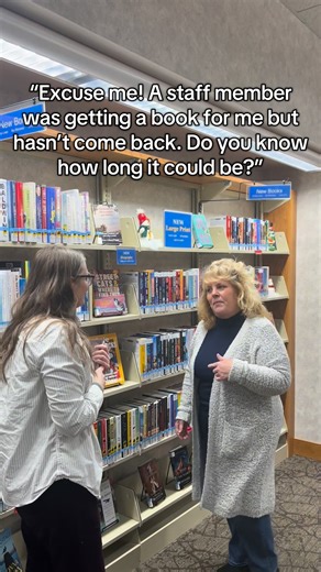 3.4K views · 43 reactions | Our staff is just fun sized! #fremontpubliclibrary #libraryhumor #libraryreels | Fremont Public Library | Facebook