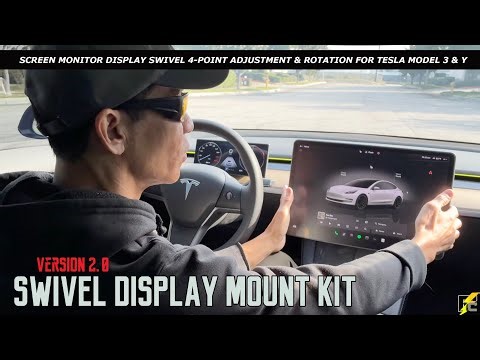 Swivel Mount Kit for Tesla Model 3 & Y Screen Display Monitor