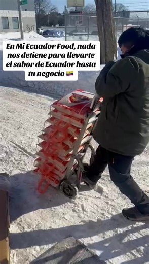En Mi Ecuador Food, nada nos detiene para llevarte el sabor de Ecuador. ❄️🇪🇨 #MiEcuadorFood #SaborDeEcuador #DistribuciónEcutoriana #NadaNosDetiene #EcuadorEnTuNegocio