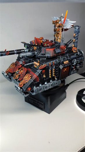 Thomas Menudier on Instagram: "2025 through the eyes of the Crusaders of Hate Eternal. A whole year of kitbashing, painting, lore-writing and pretending this chapter is totally Codex-compliant. Characters were born. Relics were named. Heresy was… selectively applied. Only 683 to full chapter size. I regret nothing. ⚔️ Top 5 picks of the year: • The Sanguinor’s Gaze — Mobile Armored Monastery • Solaire Hierax — Chapter Master, professional problem solver • Vanguard Vet Sergeant — jump pack, big s