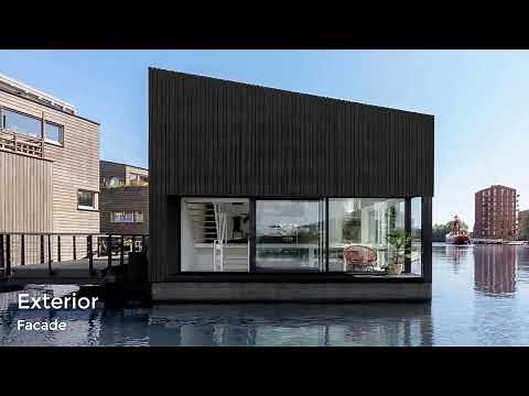 Floating Home - Modern Sustainable House Design on Water in Schoonschip