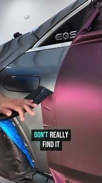 I’ve Wrapped Hundreds of Cars. This Color Made Me Nervous. #carwrapping #satisfyingvideo #purple