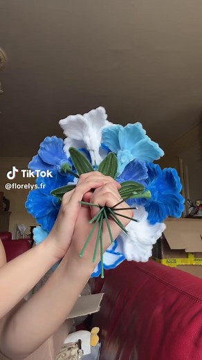 Fleurs en chenille : créations uniques Florelys