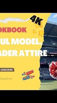 [4K] Cheerleader beautiful girls by Ai art lookbook.