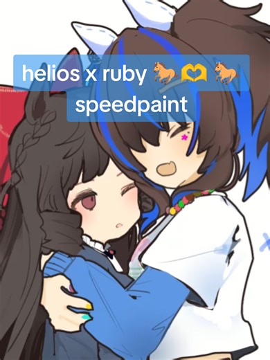 Helios y Ruby: Speedpaint Emotivo de Caballos