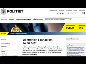 ما هو الـ Politiattest وكيفية الطلب؟