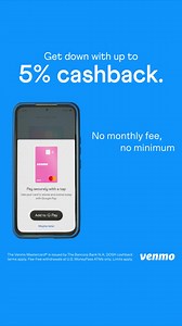 Start earning up to 5% cashback from your favorite stores. | Venmo | Facebook