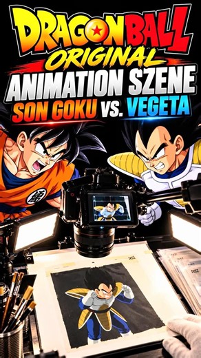 SO ENTSTAND DER DRAGONBALL ANIME😳 Vegeta HANDGEMALT 1995