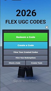✨ NEW Flex UGC Codes 2026 | Free UGC Items & Accessories! 🔥 Roblox