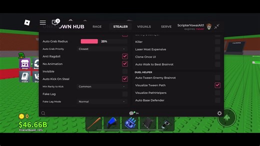 Steal A Brainrot Script *Unknown Hub* #roblox #robloxscriptshowcase #viral #fyp #stealabrainrot