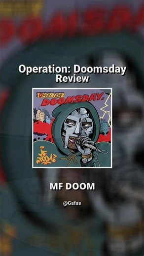 Álbum Review #27: Operation: Doomsday de MF DOOM. #albumreview #mfdoom