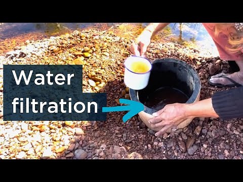 Making clean drinking water using an Indigenous Australian water filtration method