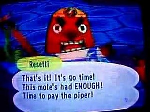 Mr. Resetti Gets Angry