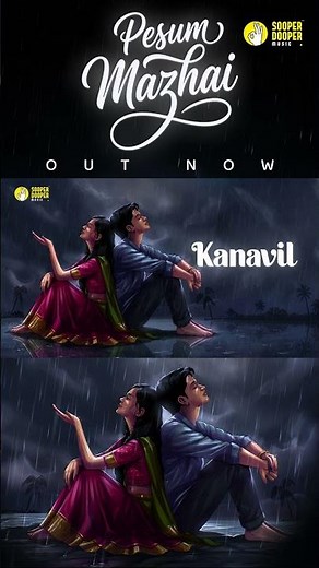Pesum Mazhai Lyrical Video | Farhash | Malavika | Sooper Dooper Music #shorts #outnow