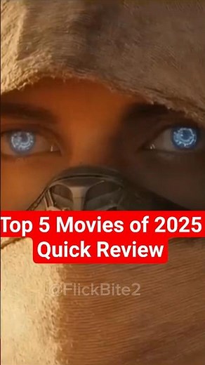 Top 5 Movies of 2025 – Quick Review #movieshorts