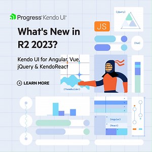 Jump into all the new bits coming with R2 2023: a move from font to SVG icons, new design system docs, adaptive rendering, new PDF viewer in #Angular & Spreadsheet in KednoReact & tons more! Get the full lowdown from Maria Veledinova: https://prgress.co/3MXRejr | KendoUI | Facebook