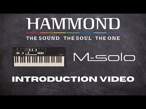 Hammond M-Solo Introduction Video