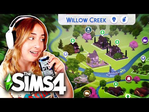I renovated all of Willow Creek in The Sims 4