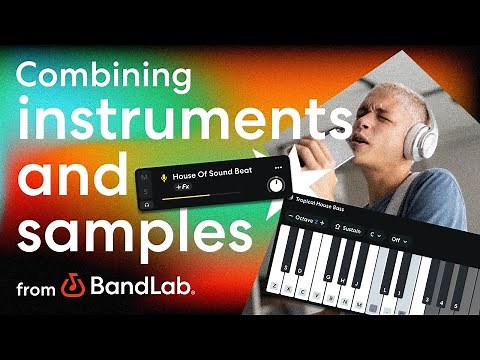 Combining instruments and samples using BandLab's free web Mix Editor (BandLab Tutorial)