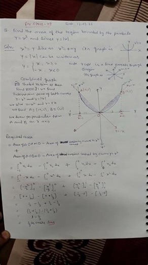 #Area between two curves