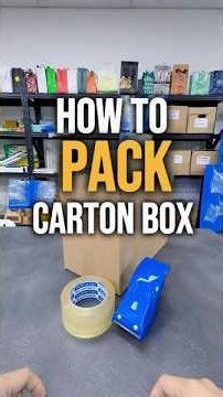 封箱器怎么装胶带？正确封箱教学 | How to Load a Tape Gun & Seal Boxes Right 📦