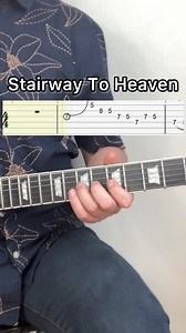 15K views · 2.5K reactions | Stairway To Heaven Guitar Get over 200 pdf Tabs on patreon.com/1jour1riff #guitartabs #learnguitar #coursdeguitare #guitarstagram #fyp | Skid Vyk | Facebook