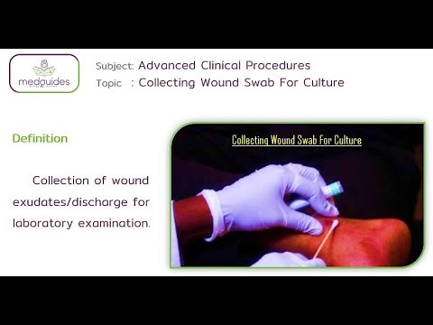 62 Collecting Wound Swab For Culture