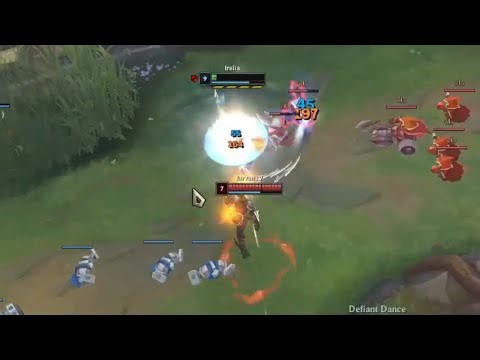 Irelia Low Hp Outplay on Demacian (5% HP Kill)