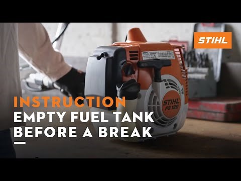 How to store tools with a fuel tank correctly | STIHL Tutorial