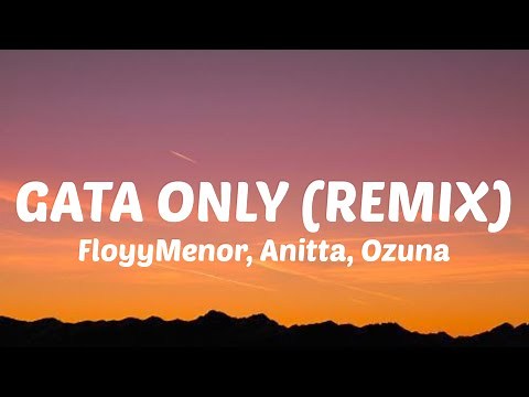 FloyyMenor, Anitta, Ozuna - Gata Only [Remix/Lyrics]