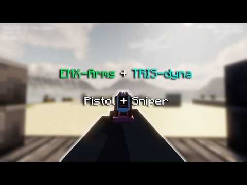 Minecraft | Pistol & Sniper | [TACZ] TRIS-dyna + EMX-Arms | v1.1.5