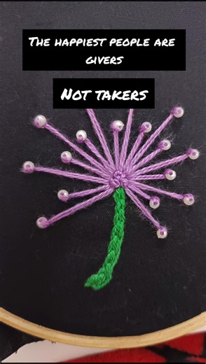 Easy and beautiful needle work beginners/3D embroidery|easy border design#shorts#embroidery​​